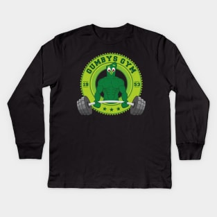 Gumby's Gym Kids Long Sleeve T-Shirt